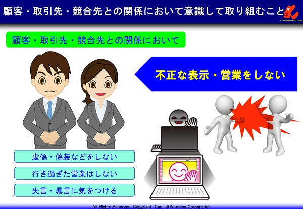 不正表示・営業の説明事例